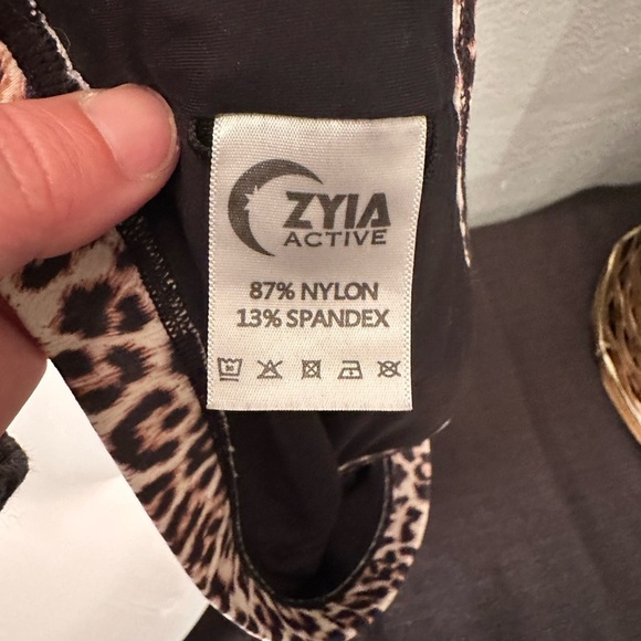 ZYIA Active Brilliant Mesh Leopard Cheetah Print Sports Bra XL - Picture 4 of 4